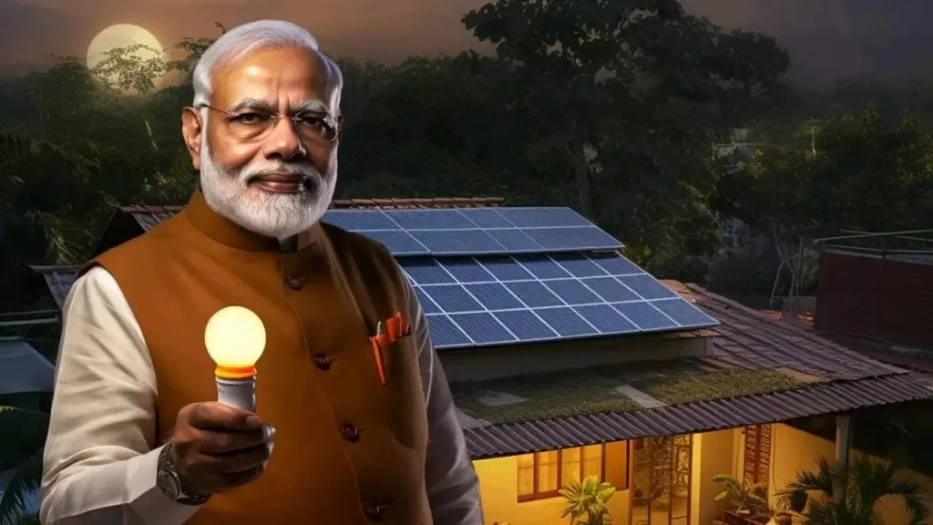 The government installing solar panels on the roof of the house, you will get bumper subsidy