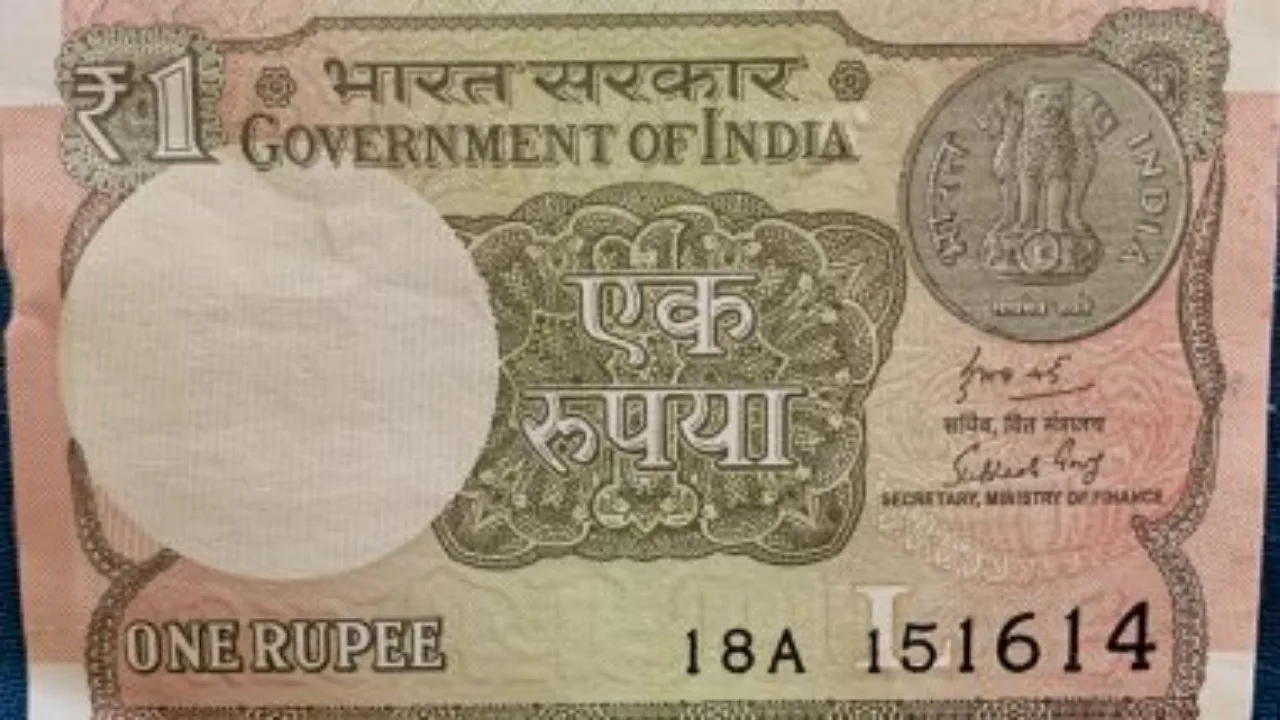 By selling 1 Rupee Note...