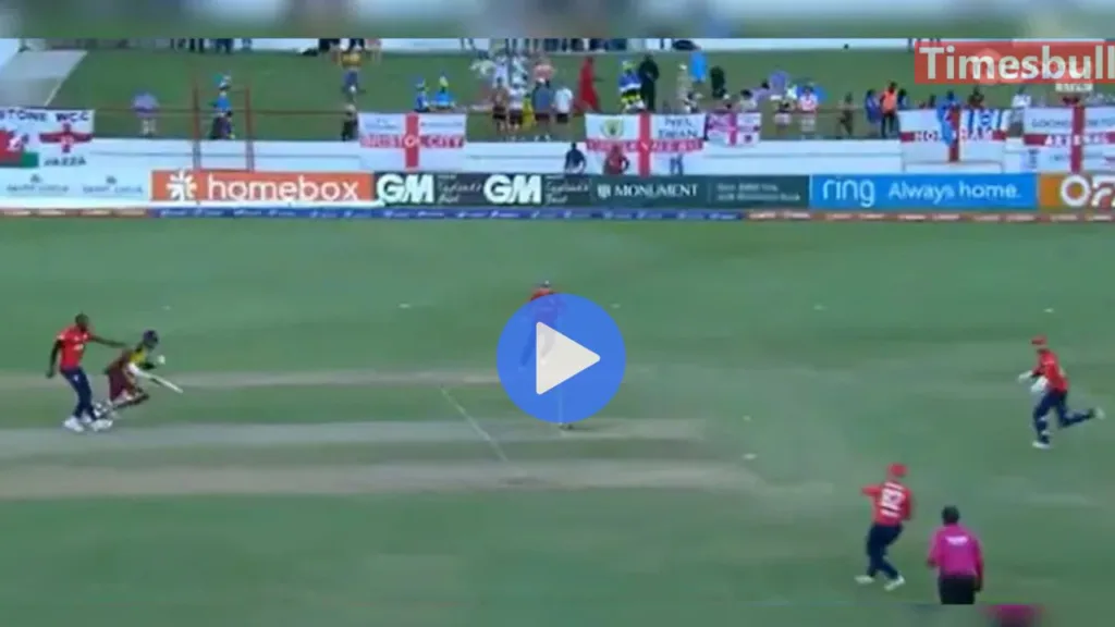 WI vs ENG: A Blink and the Batsman is Out! Watch Jacob Bethel’s Incredible Bullet Throw – Video Goes Viral