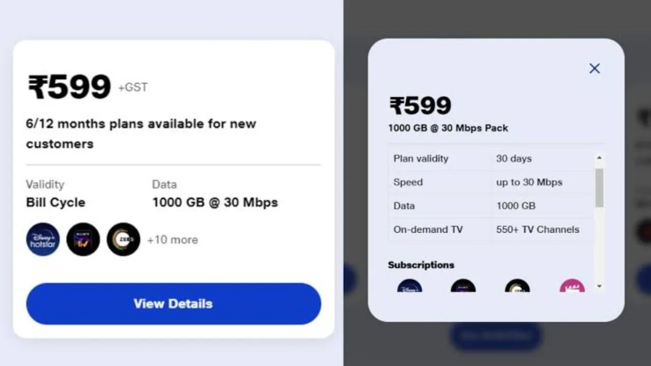 Jio 599rs Plan