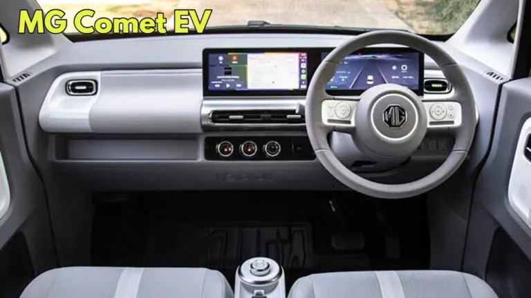 MG Comet Electric: Compact Powerhouse with 230 km Range and Modern Safety Features