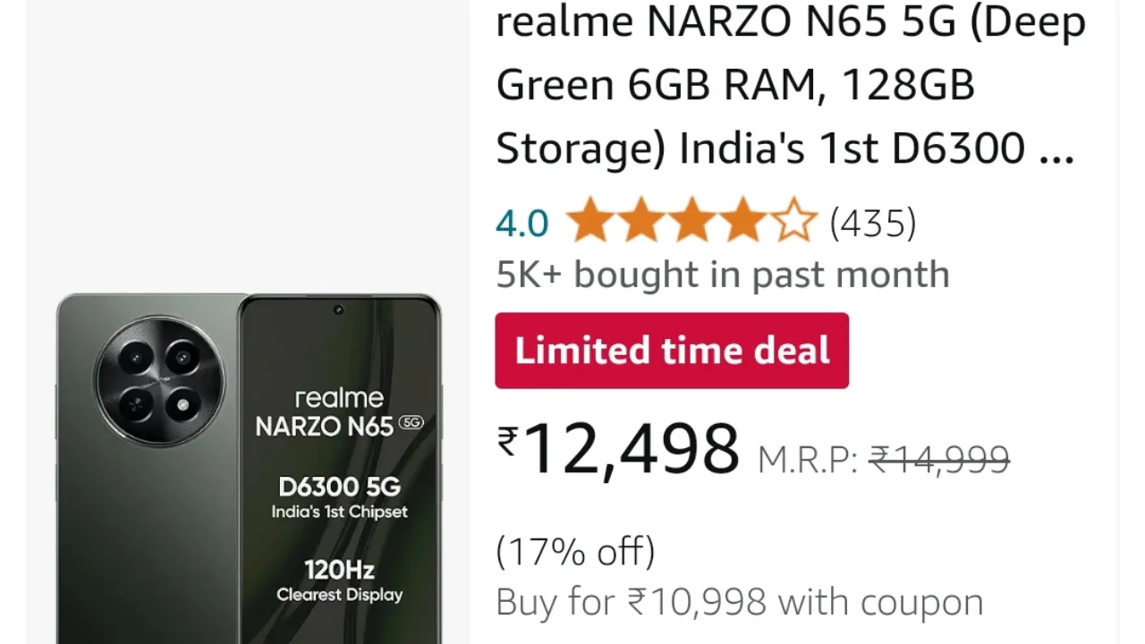 Realme Narzo N65 Price