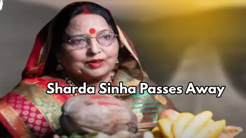 Sharda Sinha Passes Away