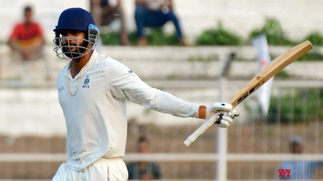 Iyer scored 118 runs in the Ranji Trophy Against Bihar.