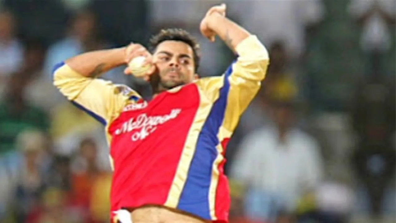 From the vault : Virat Kohli as a bowler in RCB