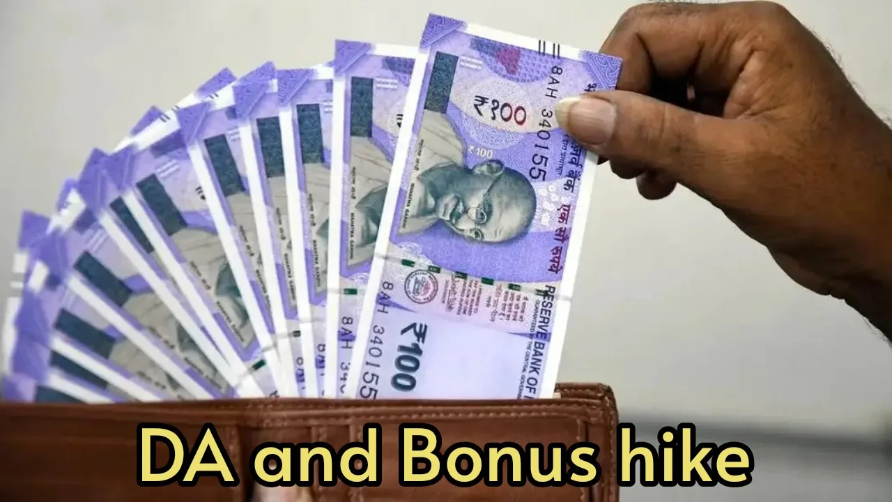 DA and bonus of state...