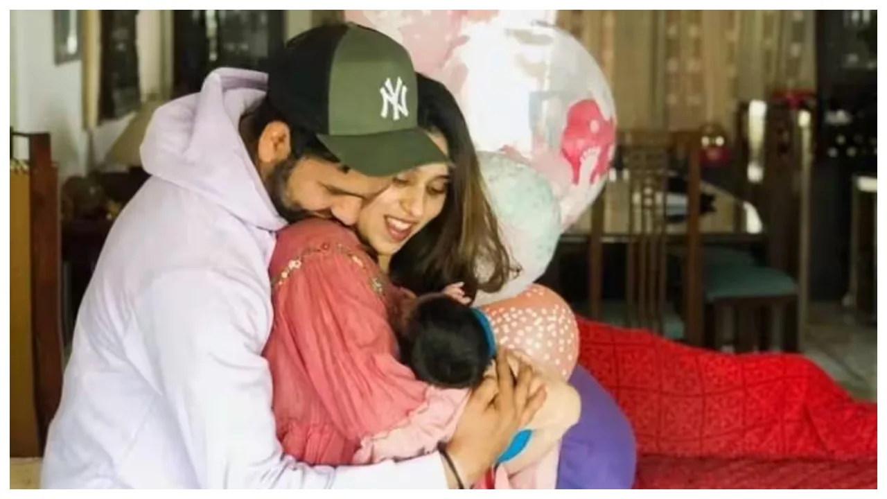 Rohit Sharma and Ritika Sajdeh...