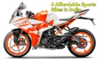 4 Affordable Sports Bikes in India