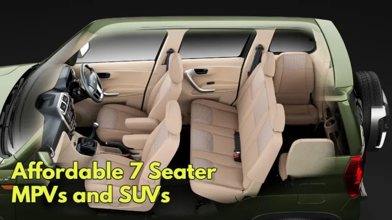 Affordable 7 Seater Mpvs And Suvs