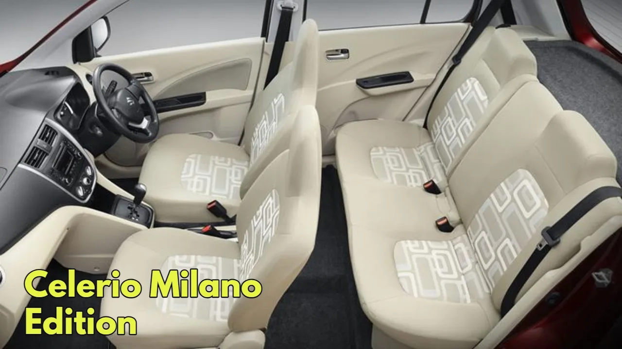 Suzuki Celerio Milano Edition: