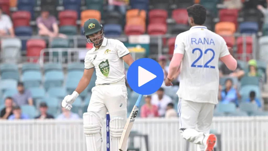 IND vs PMXI HIGHLIGHTS Day 2: Harshit Rana’s Pink Ball Magic Leaves Kangaroo Batsmen Stunned, Video Goes Viral