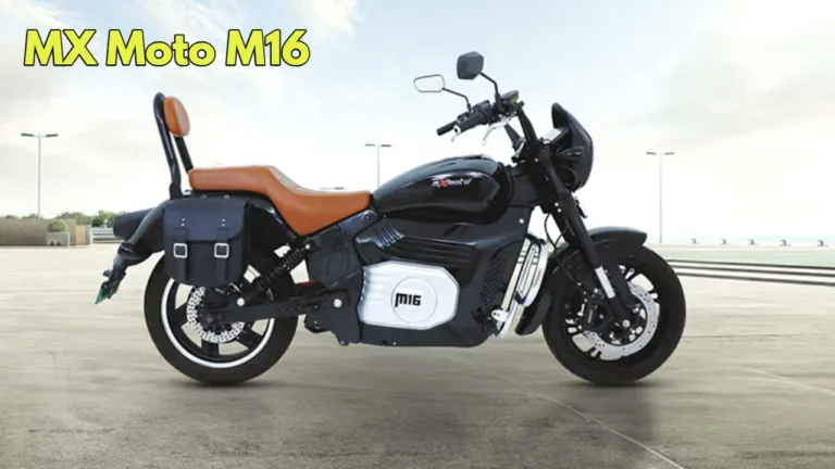 MX Moto M16: India’s First All-Metal Electric Cruiser Bike Launched at ₹1.98 Lakh