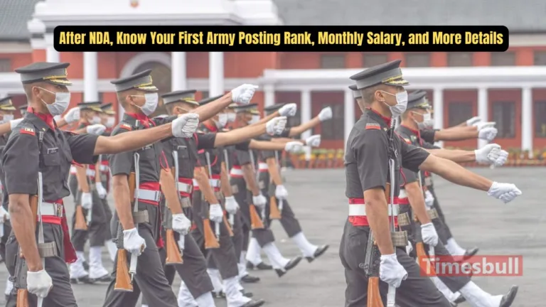 After NDA, Know Your First Army Posting Rank, Monthly Salary, and More Details