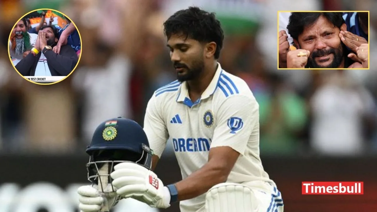 Nitish Kumar Reddy’s First Test...