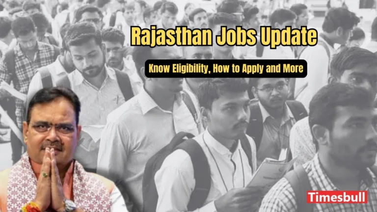 Rajasthan Jobs Update: 740 Vacancies Announced! Know How to Apply Before the Deadline