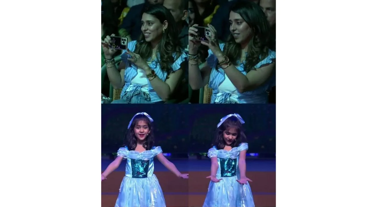Ritika enjoyed Samaira's performance a lot and encouraged her daughter by clapping