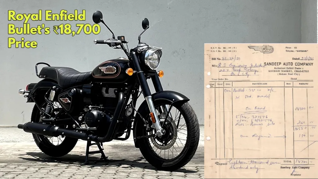 Royal Enfield Bullet for ₹18,700, Viral Bill Stuns the Internet