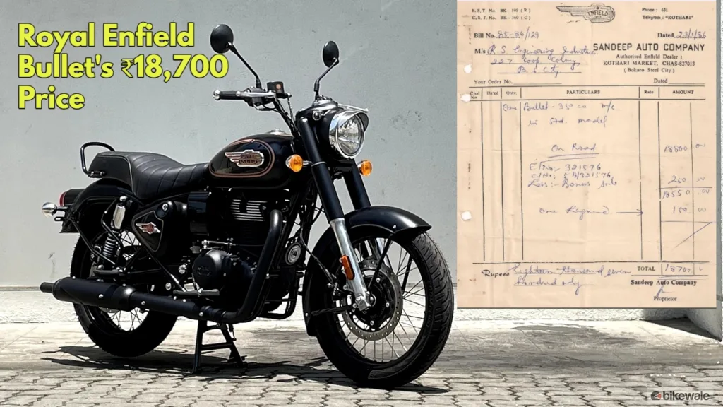 Royal Enfield Bullet for ₹18,700? Viral 1986 Bill Takes Internet by Storm