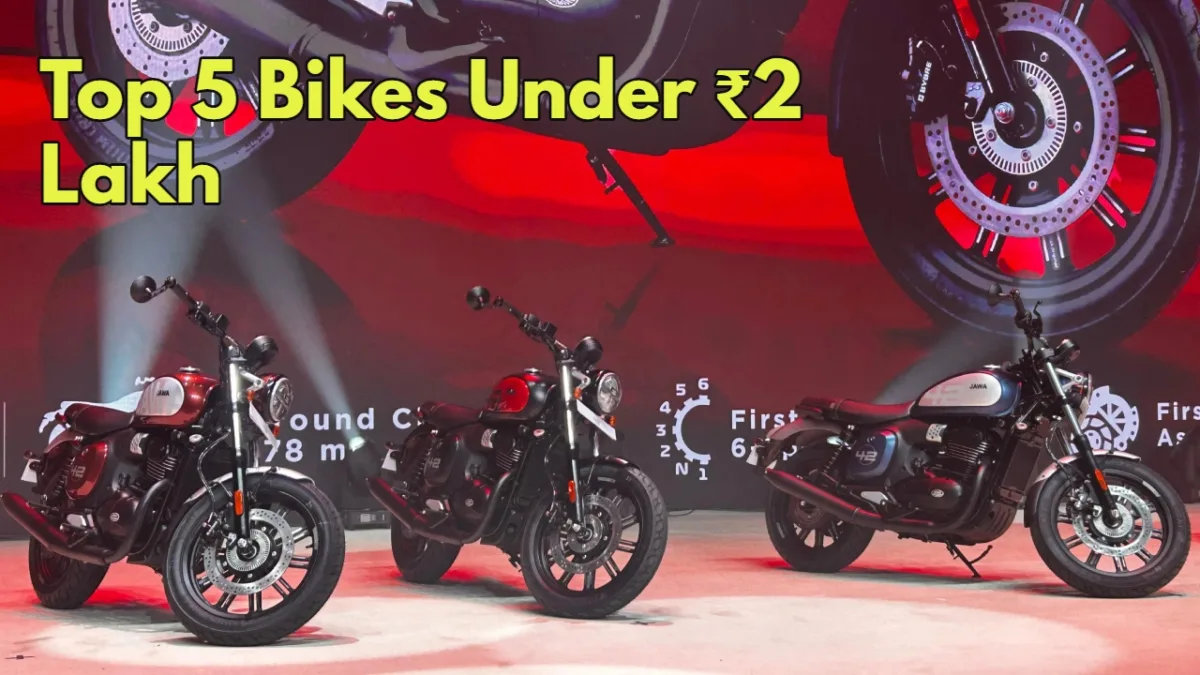 Top 5 Bikes Under ₹2 Lakh