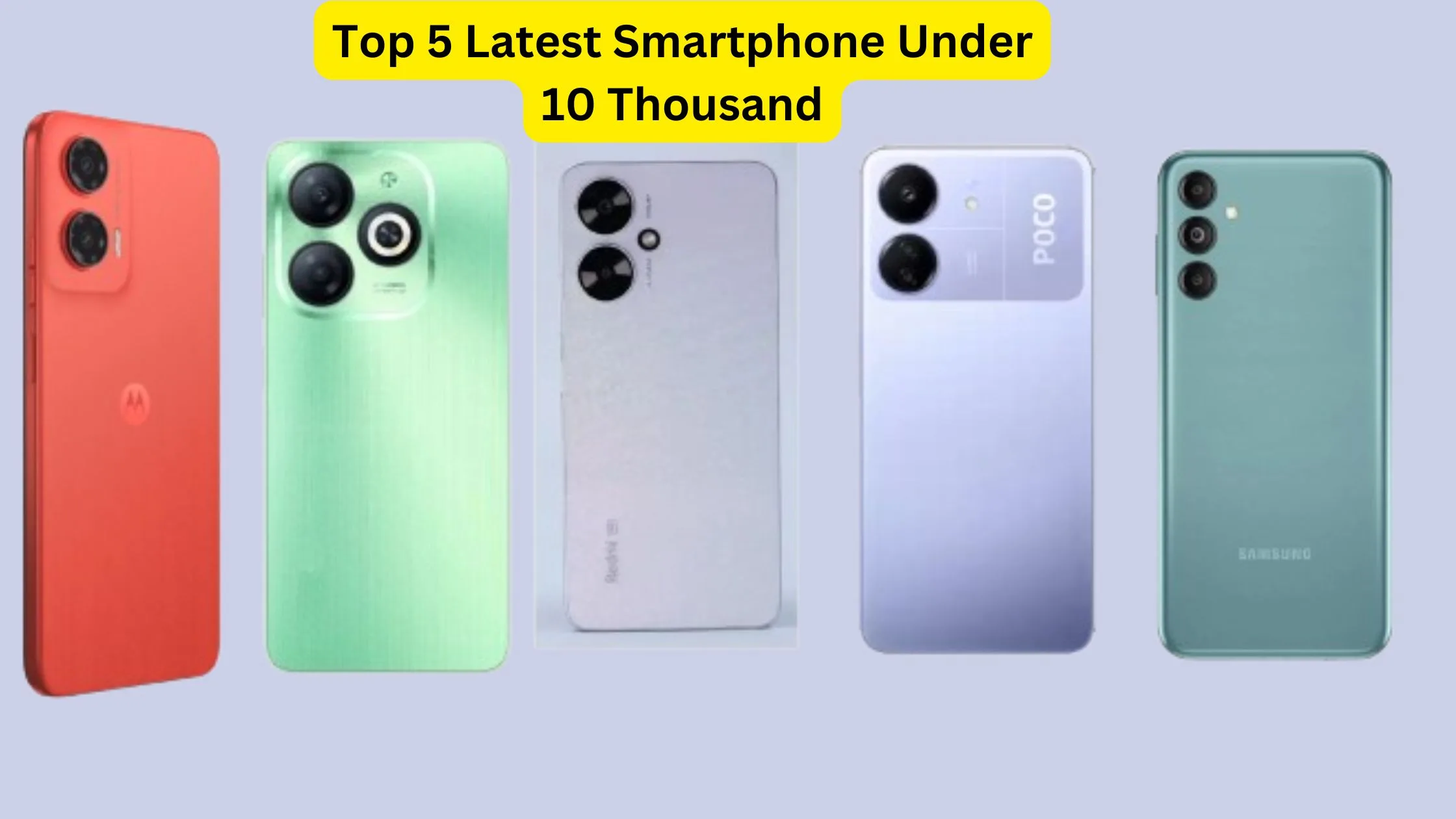Top 5 Latest Smartphone