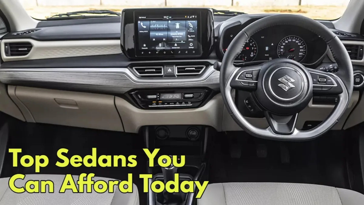 Top Sedans You Can Afford Today