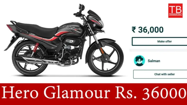 Buy 2015 Hero Glamour, second hand bike for just Rs 36,000