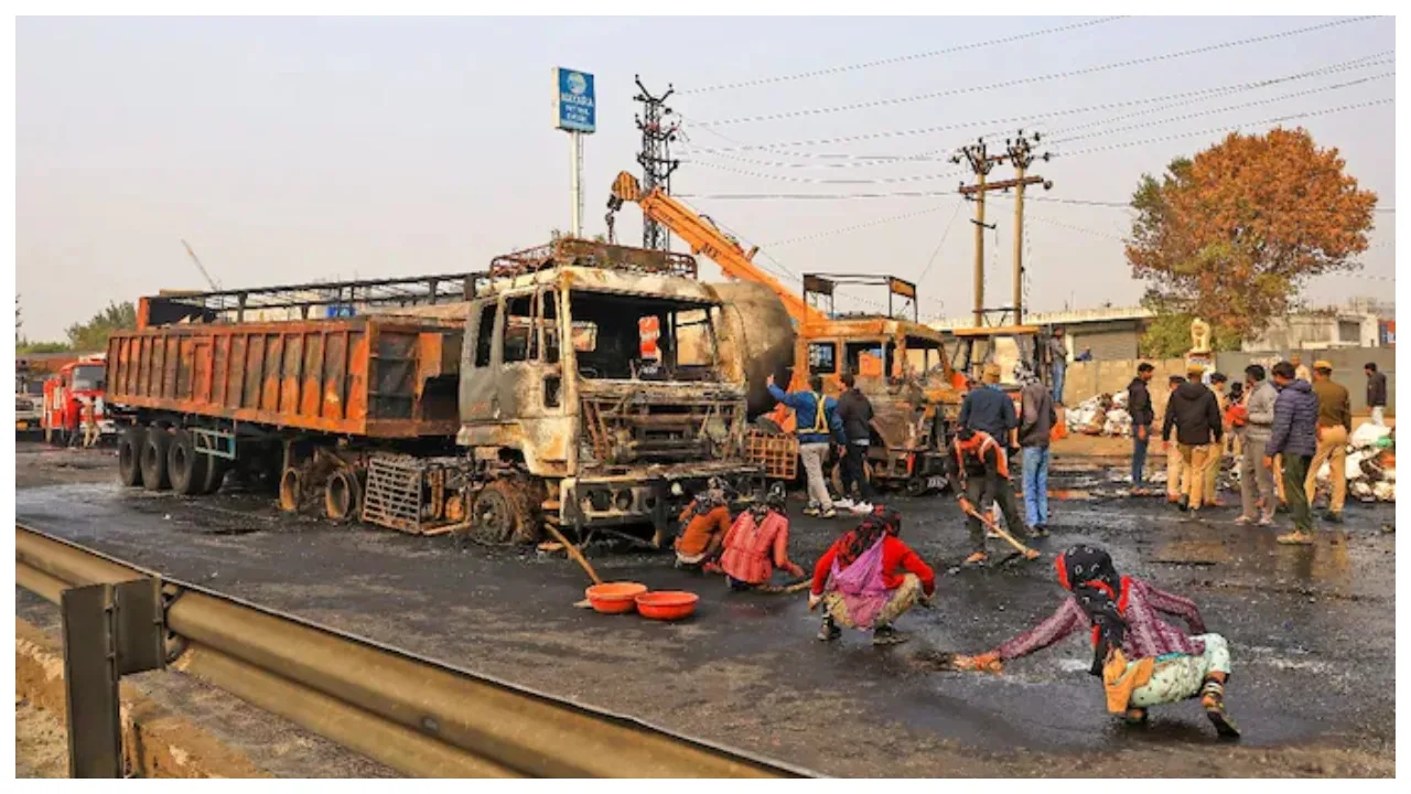 Jaipur-Ajmer highway Fire: Death Toll...