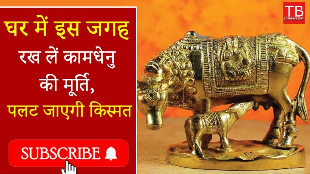 Keep the idol of Kamdhenu...
