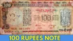 100 RUPEES NOTE