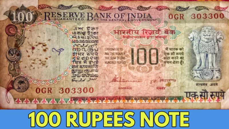 100 Rupees Note
