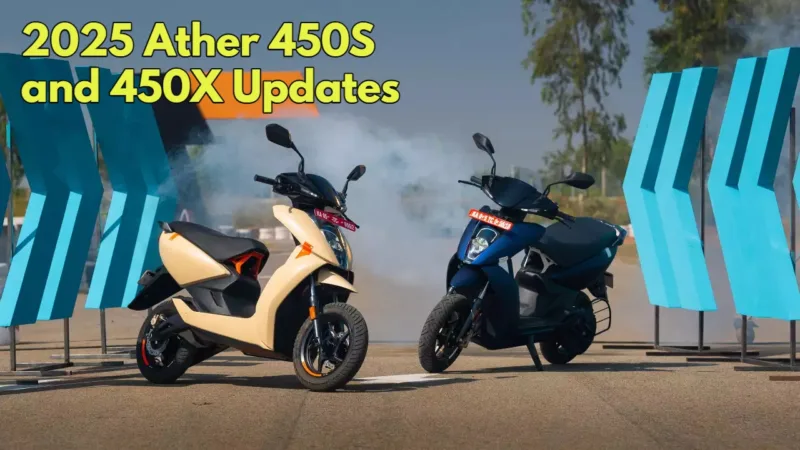 2025 Ather 450s And 450x Updates