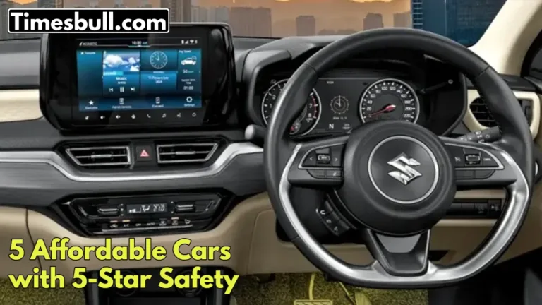 Top 5 Safest Budget Cars in India: 5-Star Rated and Under ₹10 Lakh, Book Now