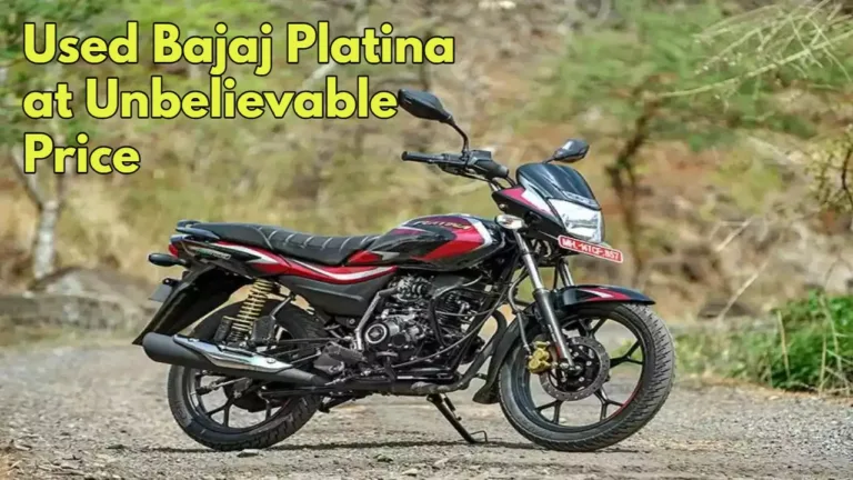 Get a Bajaj Platina for Just ₹22,000, Great Mileage and Condition, Buy Now