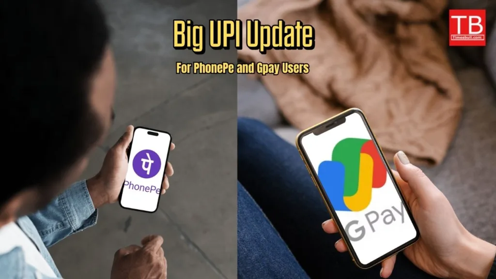 Big UPI Alert: Important Government Update for PhonePe and Google Pay Users – Check Details Now