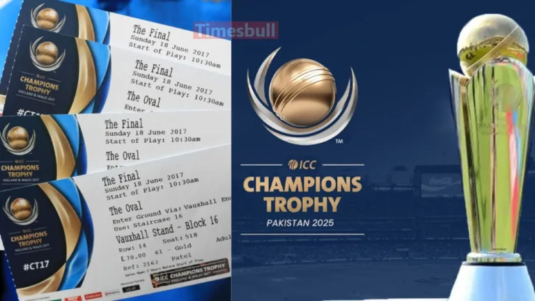 Champions Trophy 2025: Ticket Prices, Match Dates, Time, Stadium Updates in Pakistan—Complete Guide Inside