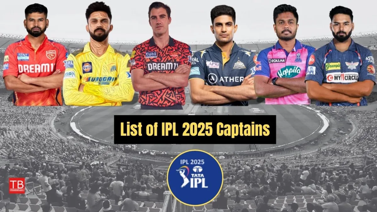 List of IPL 2025 Captains
