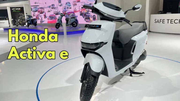 Honda Activa e Electric Scooter Debuts at Bharat Mobility Expo, Priced from ₹1.17 Lakh