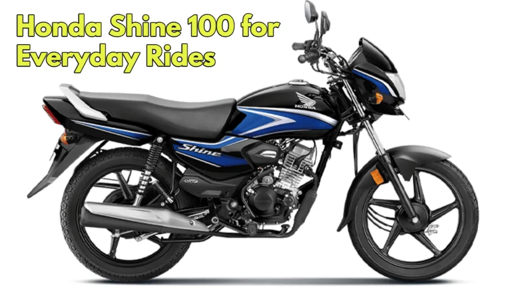 Honda Shine 100: Up to 65 kmpl Mileage for Efficient Commuting at Just ₹74,900