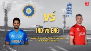 India vs England 1st T20I