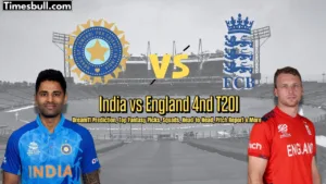 India vs England 4nd T20I