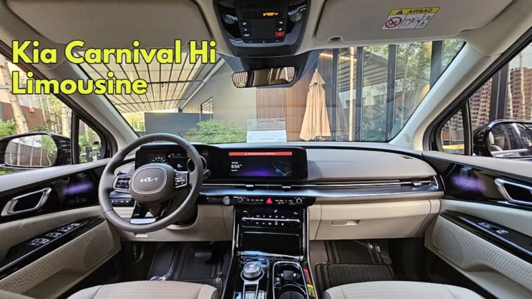 Kia Carnival Hi Limousine: New destination of luxury, Ready to knock at Auto Expo