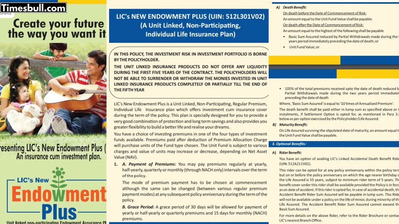LIC New Endowment Plus Plan