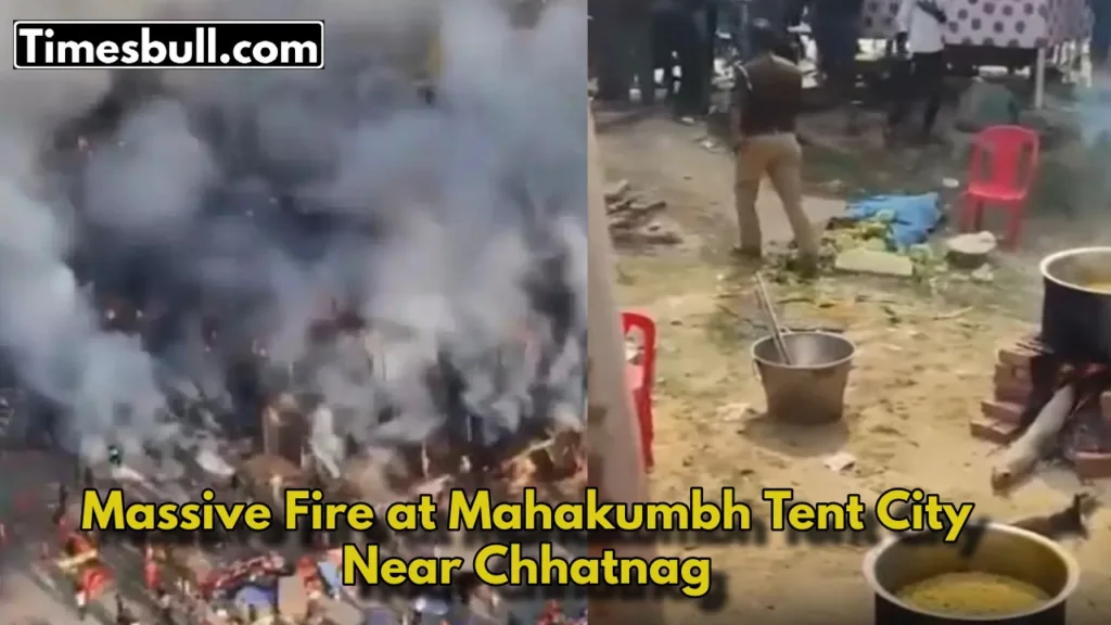Mahakumbh Fire Tragedy Again: Another Fire Breaks Out at Mahakumbh, Tent City Near Chhatnag Severely Affected