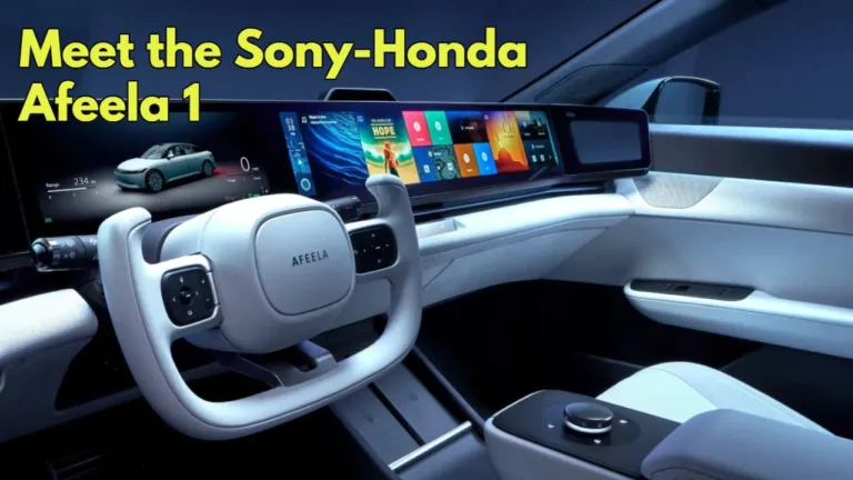 Afeela 1 Debuts at CES 2025: Sony-Honda’s First Electric Car, Prices Start at $89,900