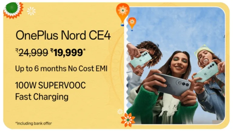 Get OnePlus Nord CE 4 Under Rs 20,000 from Amazon Republic Day Sale 2025
