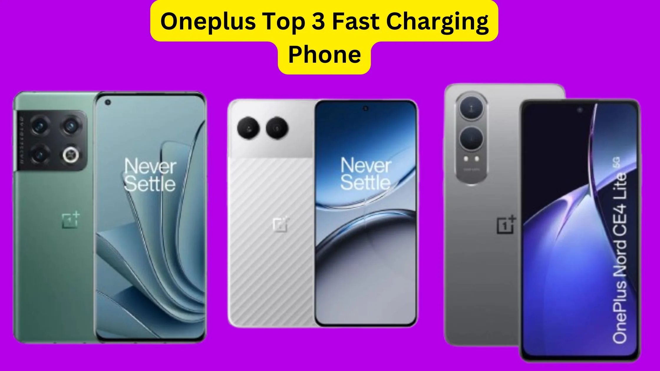 Oneplus Top 3 Fast Charging...