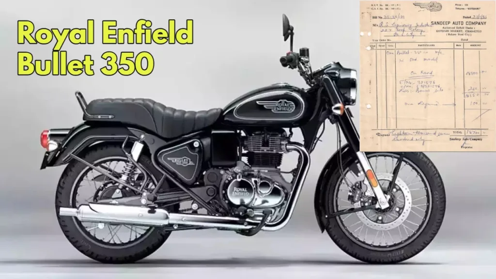 Royal Enfield Bullet 350 Bill