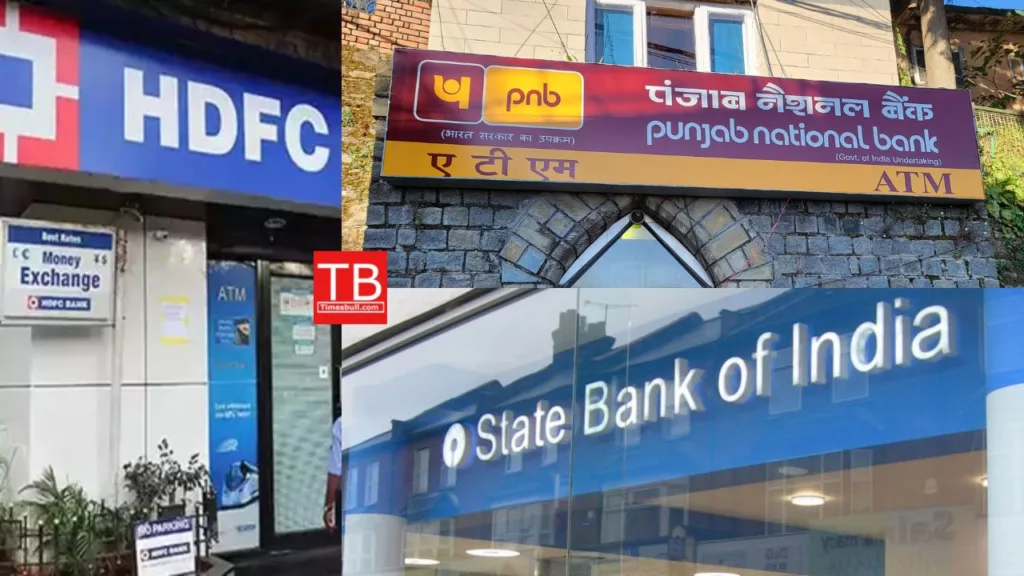 What is the minimum balance required in SBI, PNB, ICICI, HDFC savings account?