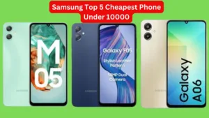 Samsung Top 5 Cheapest Phone Under 10000, Powerful battery with great camera