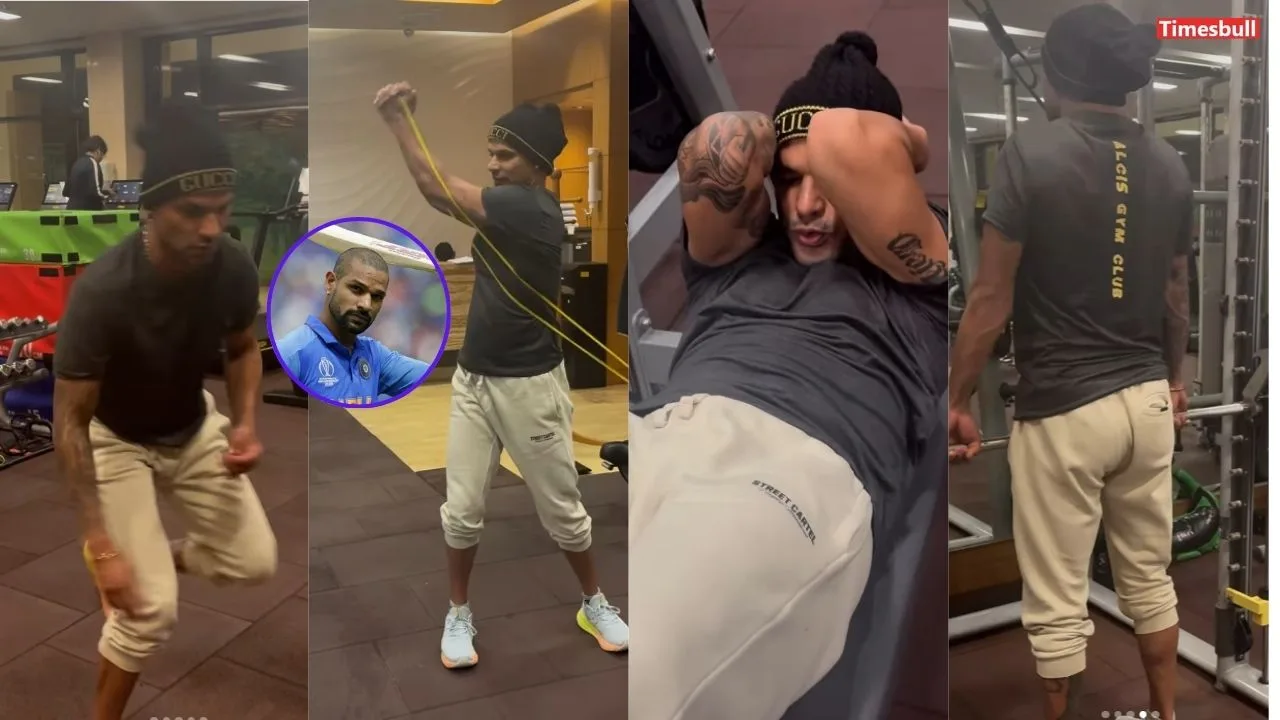Shikhar Dhawan: Some Workout